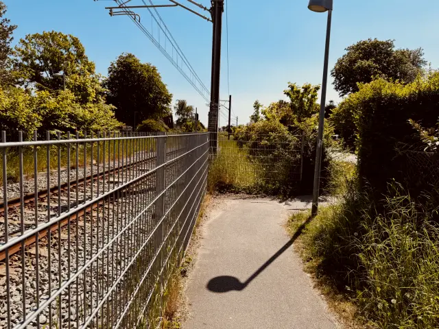 Billede af Fortevej Trinbræt - Trinbræt er nedrevet, men Fortevej Trinbræt har ligget her.