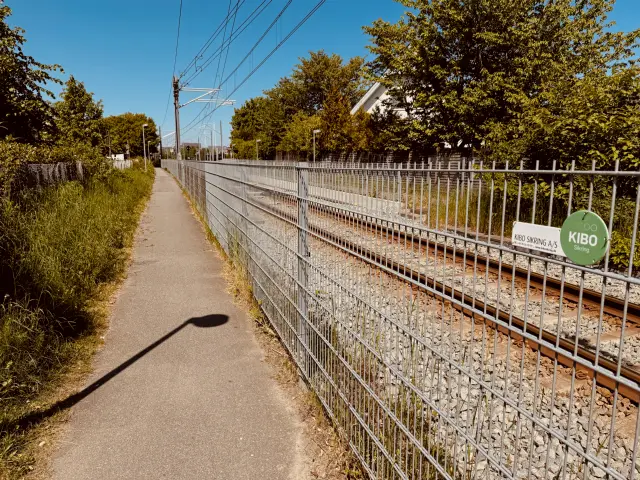 Billede af Fortevej Trinbræt - Trinbræt er nedrevet, men Fortevej Trinbræt har ligget her.