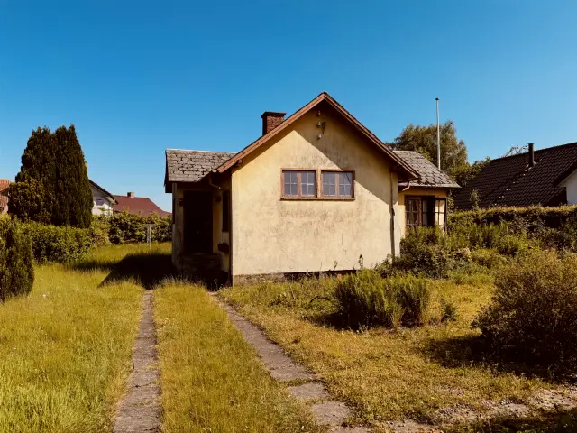 Billede af Vonsild Stations varehus.