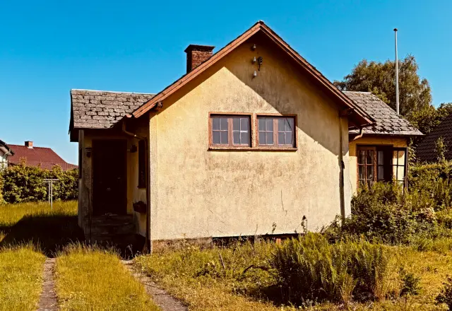 Billede af Vonsild Stations varehus.