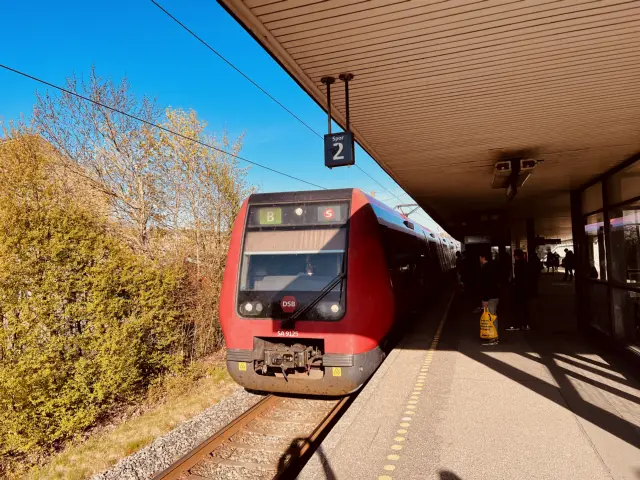 Billede af DSB SA 8125 fotograferet ud for Kildebakke S-togstrinbræt.