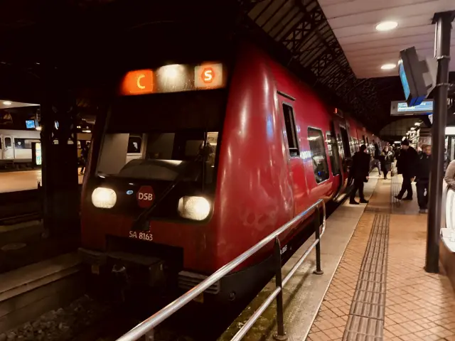 Billede af DSB SA 8163 fotograferet ud for København Hovedbanegård.