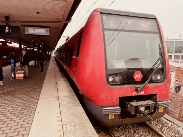 Billede af DSB SA 8165 fotograferet ud for Nordhavn S-togstrinbræt.