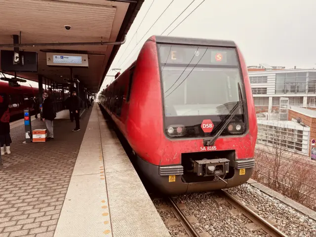 Billede af DSB SA 8165 fotograferet ud for Nordhavn S-togstrinbræt.