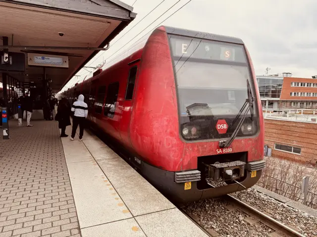 Billede af DSB SA 8169 fotograferet ud for Nordhavn S-togstrinbræt.