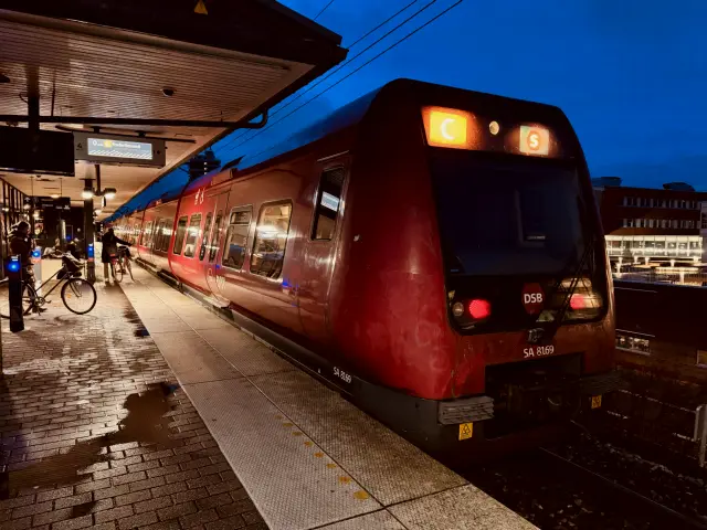 Billede af DSB SA 8169 fotograferet ud for Nordhavn S-togstrinbræt.