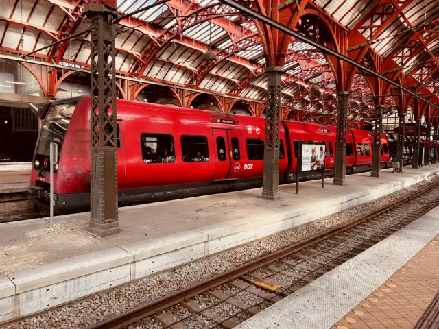 Billede af DSB SA 8171 fotograferet ud for København Hovedbanegård.
