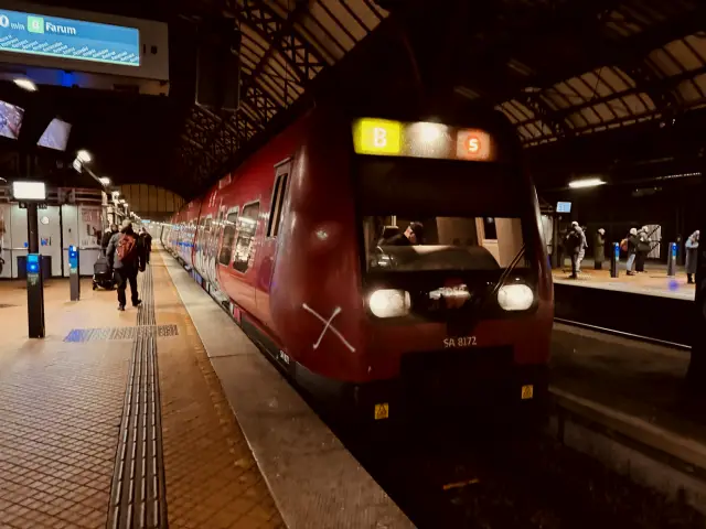 Billede af DSB SA 8172 fotograferet ud for København Hovedbanegård.