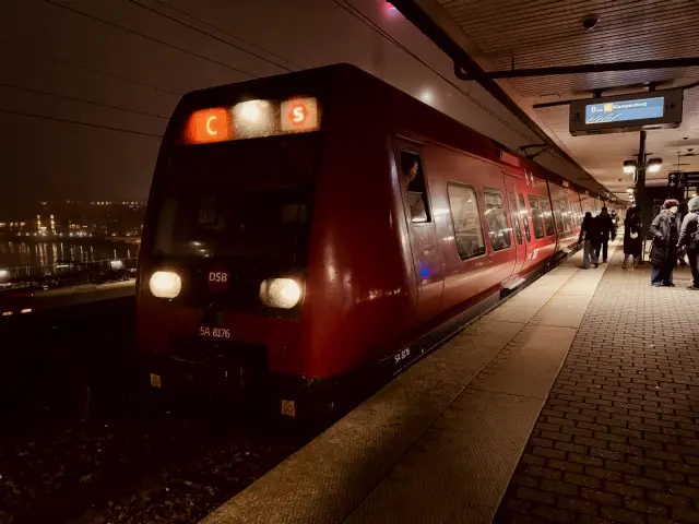 Billede af DSB SA 8176 fotograferet ud for Nordhavn S-togstrinbræt.
