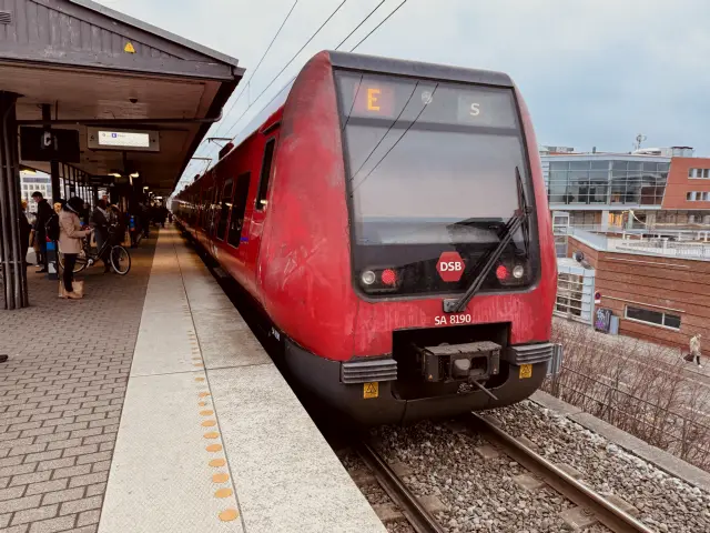 Billede af DSB SA 8190 fotograferet ud for Nordhavn S-togstrinbræt.