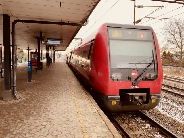 Billede af DSB SA 8193 fotograferet ud for Hvidovre Nær S-togstrinbræt.