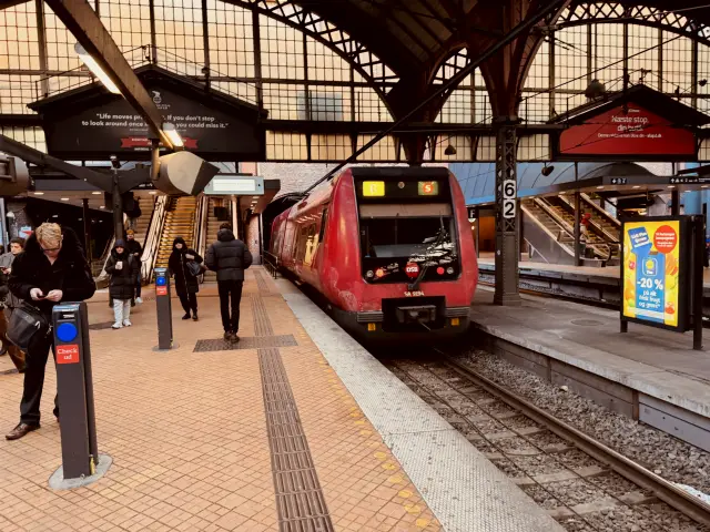 Billede af DSB SA 8194 fotograferet ud for København Hovedbanegård.