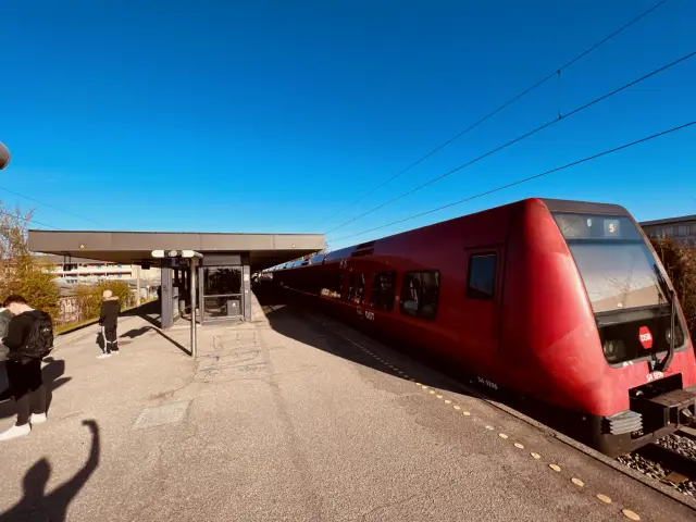 Billede af DSB SA 8196 fotograferet ud for Kildebakke S-togstrinbræt.