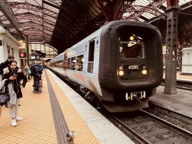 Billede af DSB ET 4395 fotograferet ud for København Hovedbanegård.
