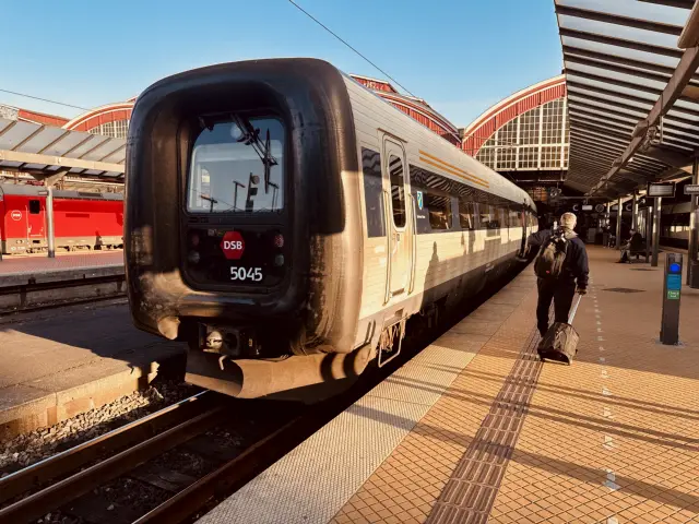 Billede af DSB MF 5045 fotograferet ud for København Hovedbanegård.