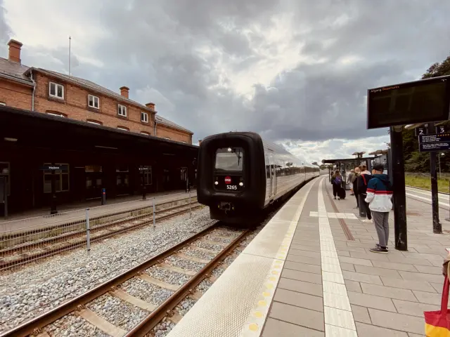 Billede af DSB MF 5065 fotograferet ud for Hobro Station.