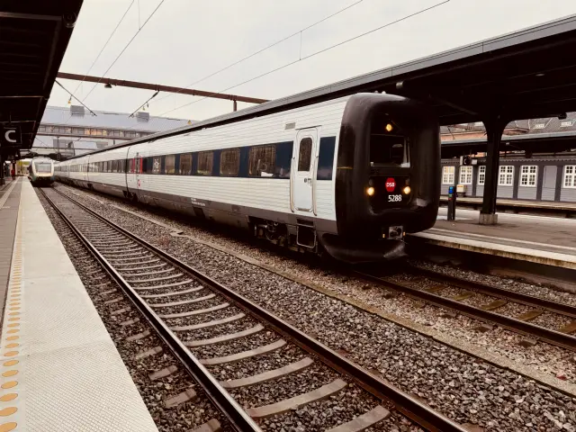 Billede af DSB MF 5088 fotograferet ud for Odense Banegård Center.
