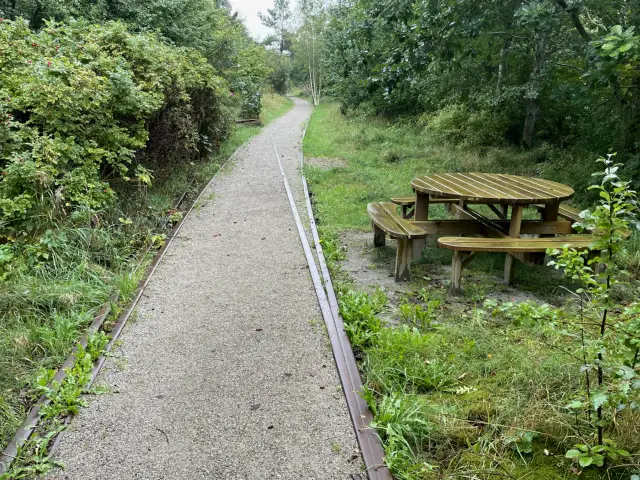 Billede af Bylderup-Bov Stations sporareal.