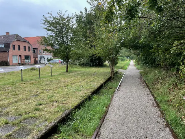 Billede af Bylderup-Bov Stations sporareal.
