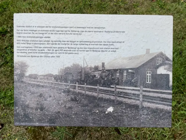 Billede af Bylderup-Bov Station fra gamle dager