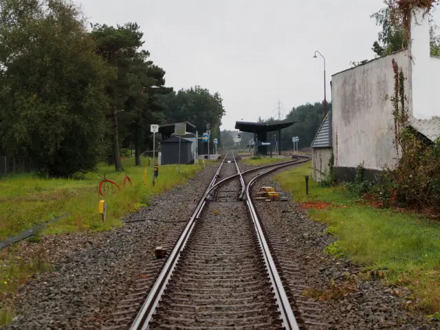Innkjør mot Tønder stasjon