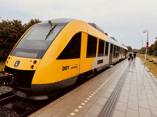 Billede af LT 124-224, tidligere LB 124-224 fotograferet ud for Tisvildeleje Station.