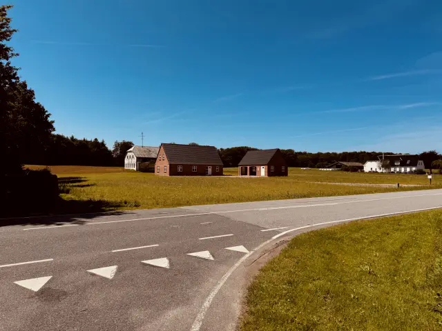 Billede af Hjerndrup Station - Station er nedrevet, men Hjerndrup Station har ligget her.