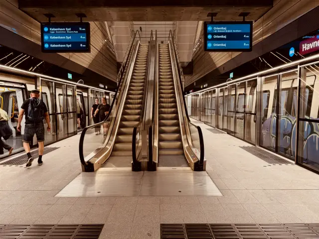Billede af Havneholmen Metrostation.