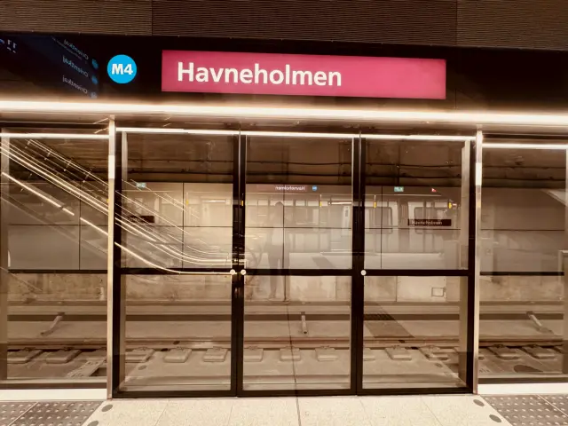 Billede af Havneholmen Metrostation.