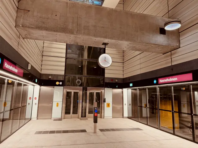 Billede af Havneholmen Metrostation.