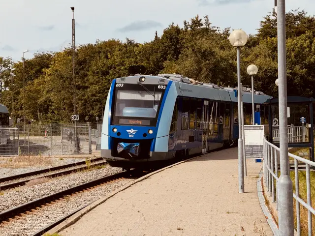 Billede af NJJ LM 603 fotograferet ud for Kvægtorvet Station.