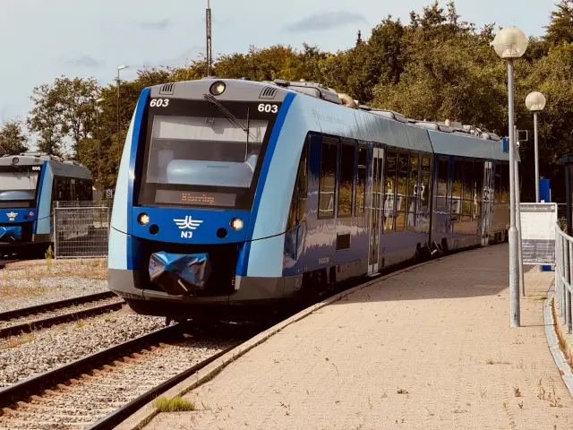 Billede af NJJ LM 603 fotograferet ud for Kvægtorvet Station.