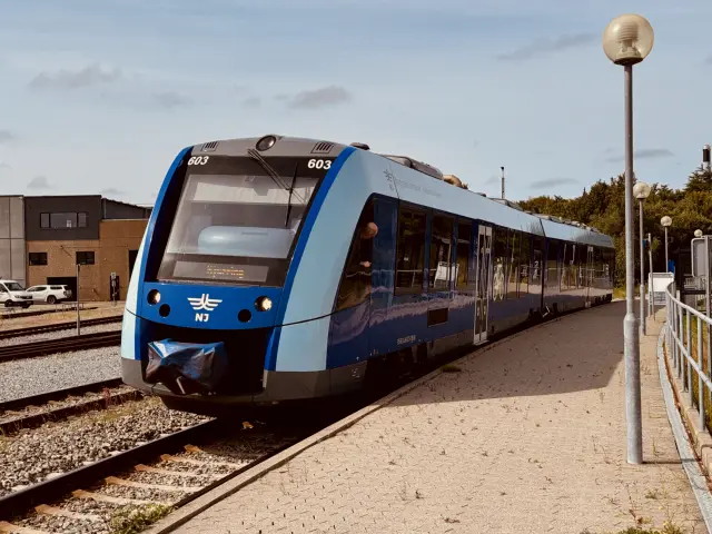 Billede af NJJ LM 603 fotograferet ud for Kvægtorvet Station.
