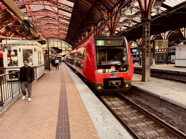 Billede af DSB SA 8141 fotograferet ud for København Hovedbanegård.