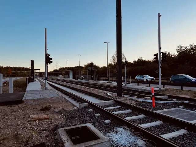 Billede af Delta Park Letbanestation.