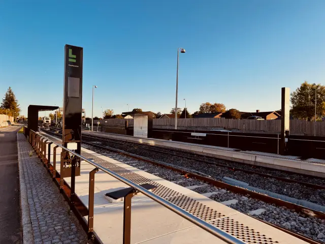 Billede af Brøndbyvester Letbanestation.