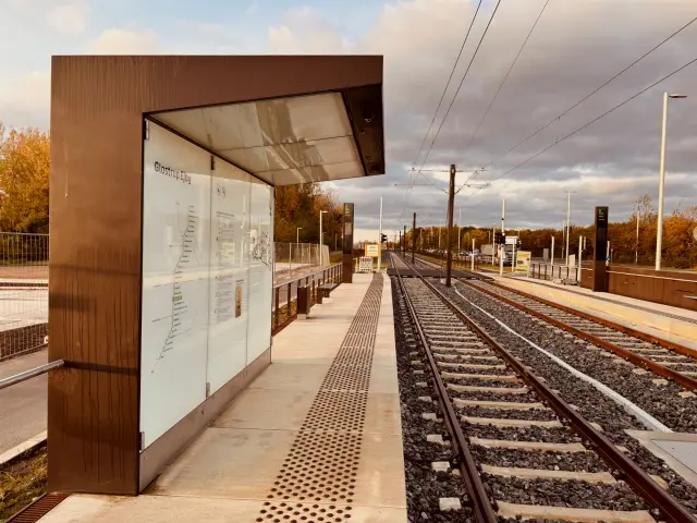 Billede af Glostrup Ejby Letbanestation.