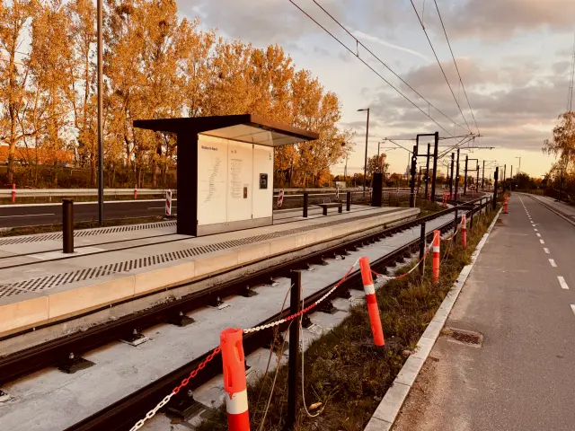 Billede af Rødovre Nord Letbanestation.
