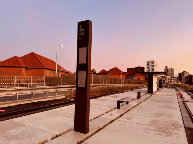 Billede af Herlev Station Letbanestation.