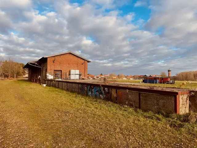 Billede af Tønder H Stations varehus.