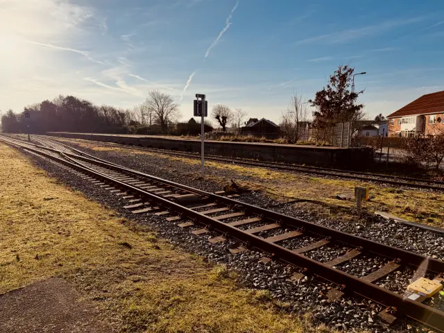 Billede af Tønder H Stations læsserampe.