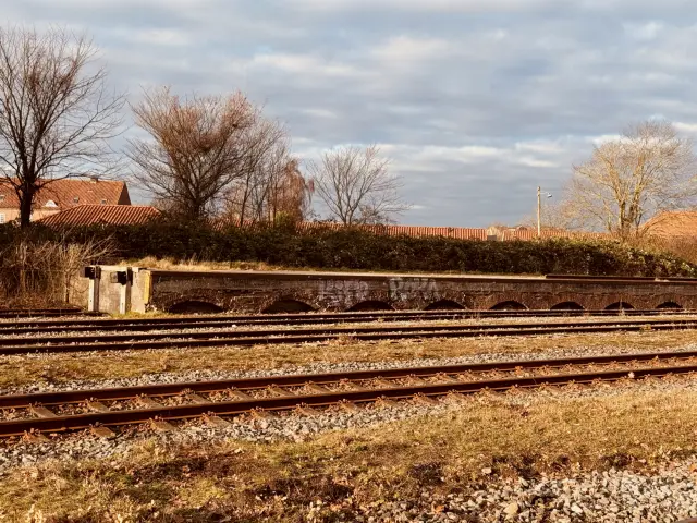 Billede af Tønder H Stations læsserampe.