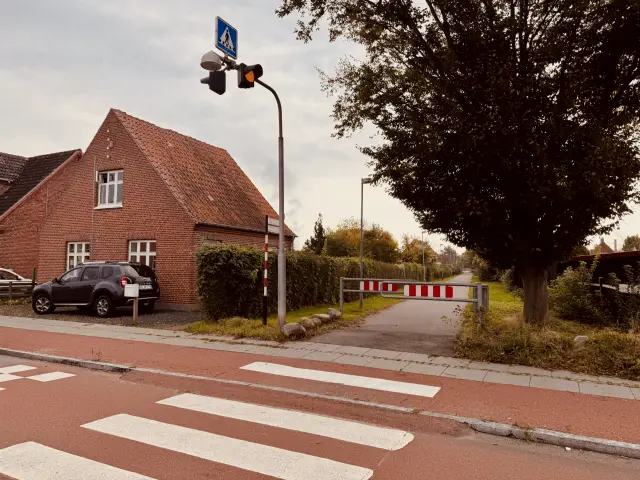 Billede af Christiansdalsvej Trinbræt - Trinbræt er nedrevet, men Christiansdalsvej Trinbræt har ligget her.