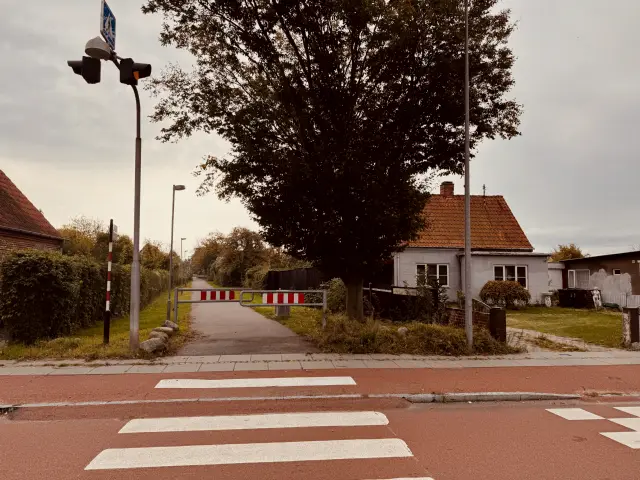 Billede af Christiansdalsvej Trinbræt - Trinbræt er nedrevet, men Christiansdalsvej Trinbræt har ligget her.
