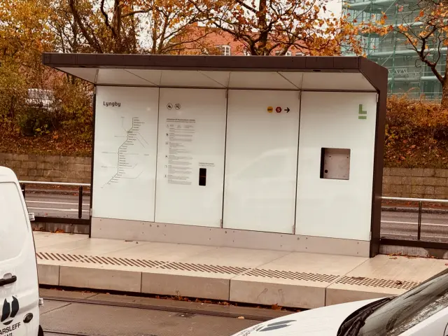 Billede af Lyngby Station Letbanestation.