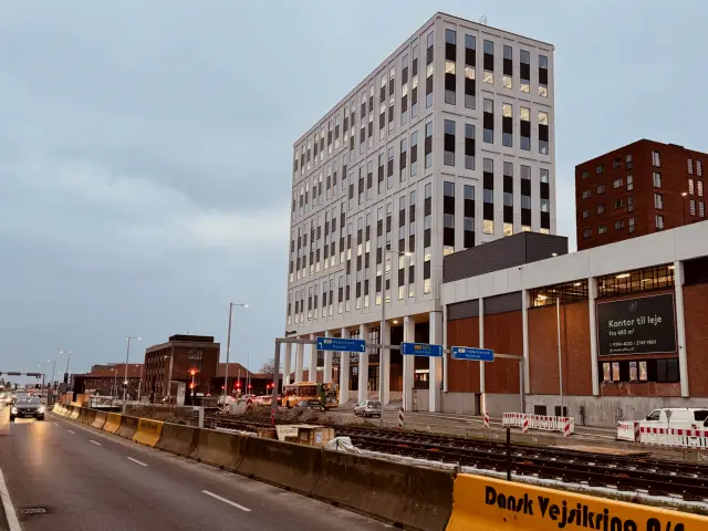 Billede af Herlev Bymidte Letbanestation.