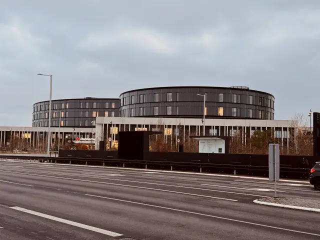 Billede af Herlev Hospital Letbanestation.