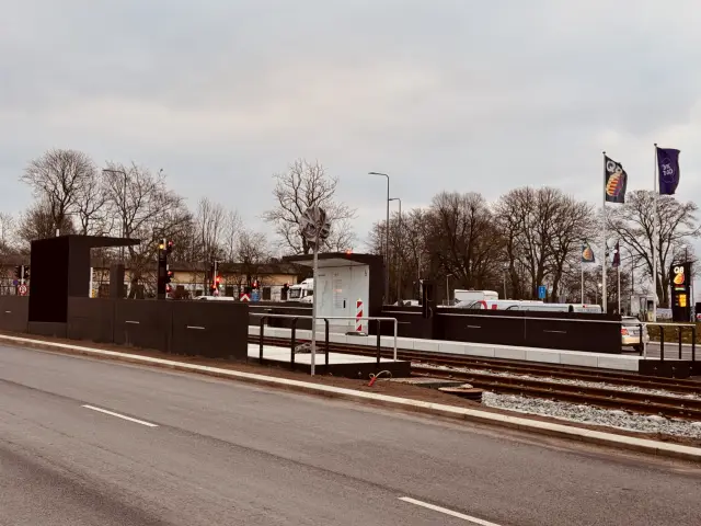 Billede af Dynamovej Letbanestation.
