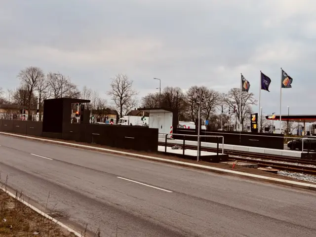 Billede af Dynamovej Letbanestation.