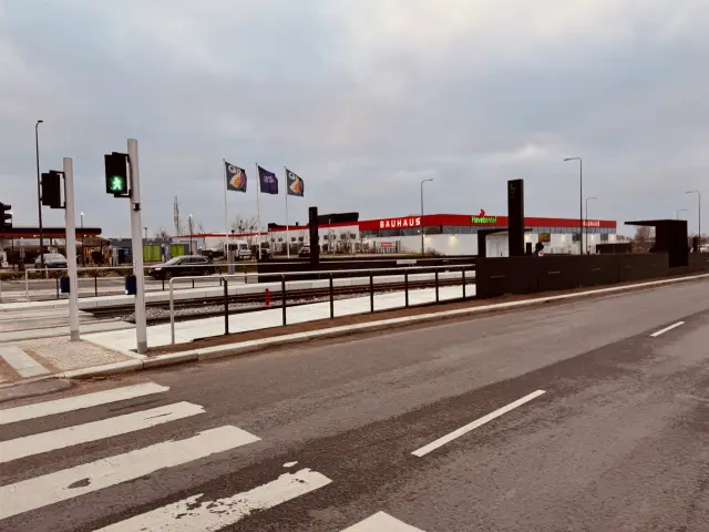 Billede af Dynamovej Letbanestation.
